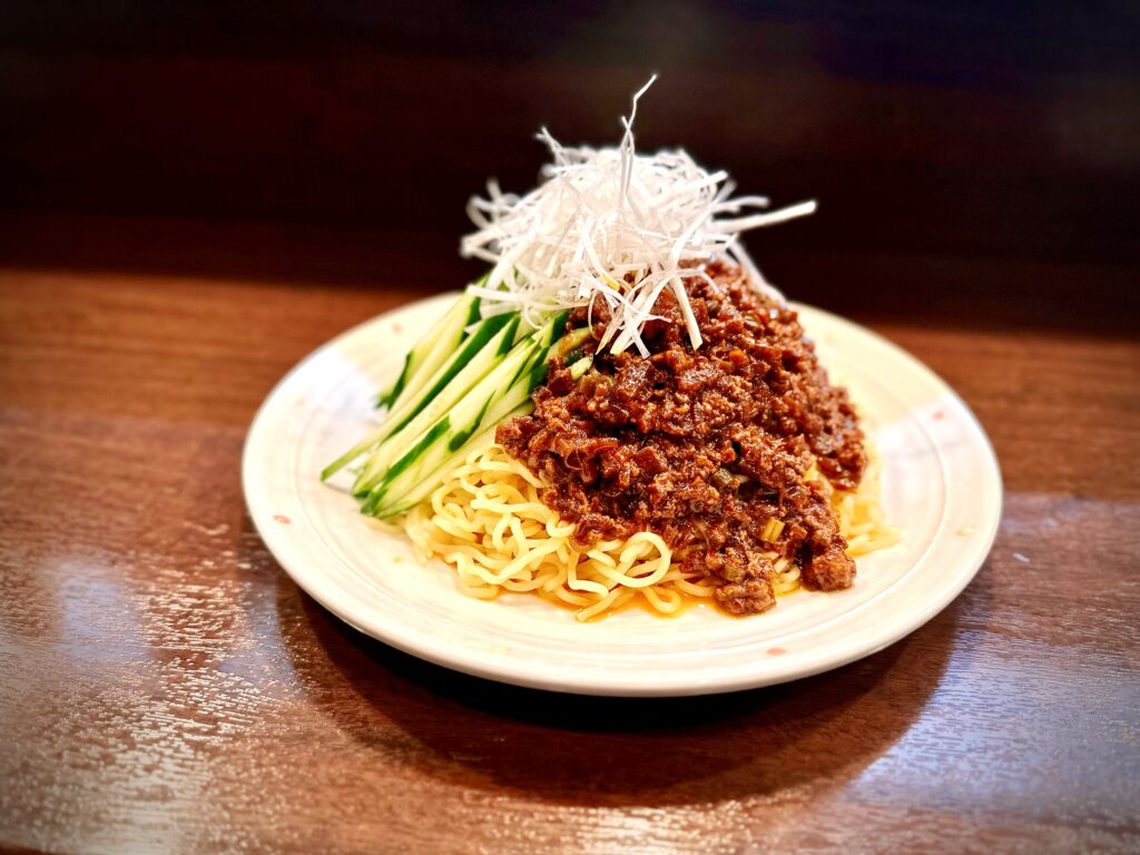 所沢　ジャージャー麺　炸醤麺　冷やし中華